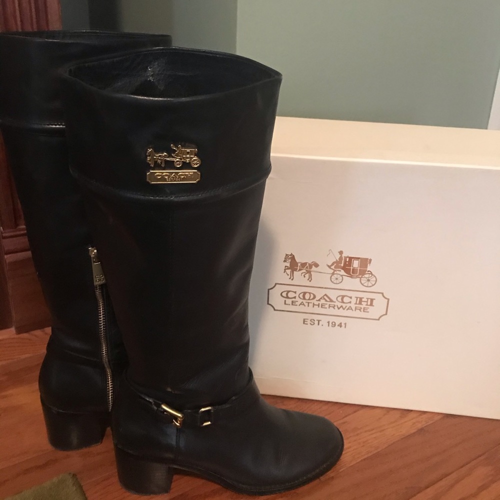 A true classic Beautiful all Leather classic Coach boots